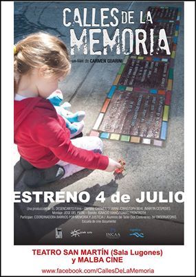 calles de la memoria Carmen Guarini