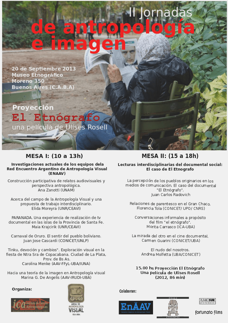 II Jornadas de antropologia e imagen