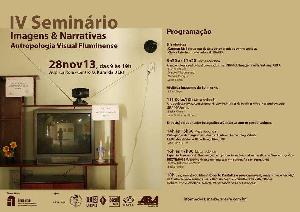 IV Seminário Imagens & Narrativas – Antropologia Visual Fluminense