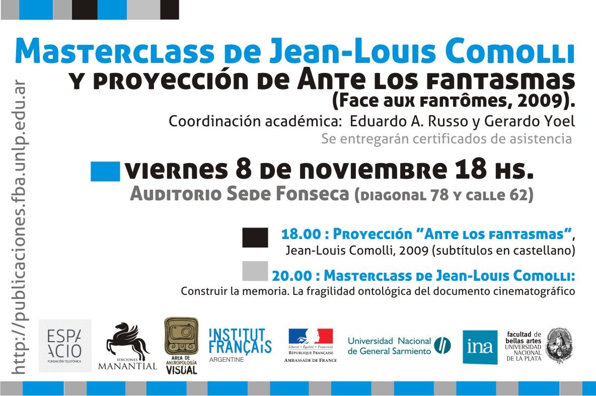 Master Class Jean Louis Comolli