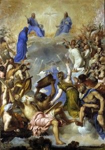 Tiziano, La Gloria, 1551 - 1554, Museo Nacional del Prado, Madrid.