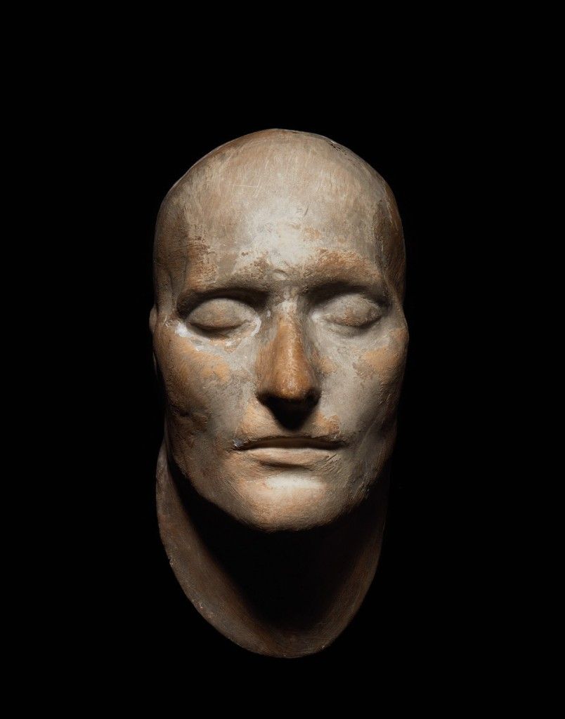 Máscara mortuoria de Napoleón llamada "Boys". 
